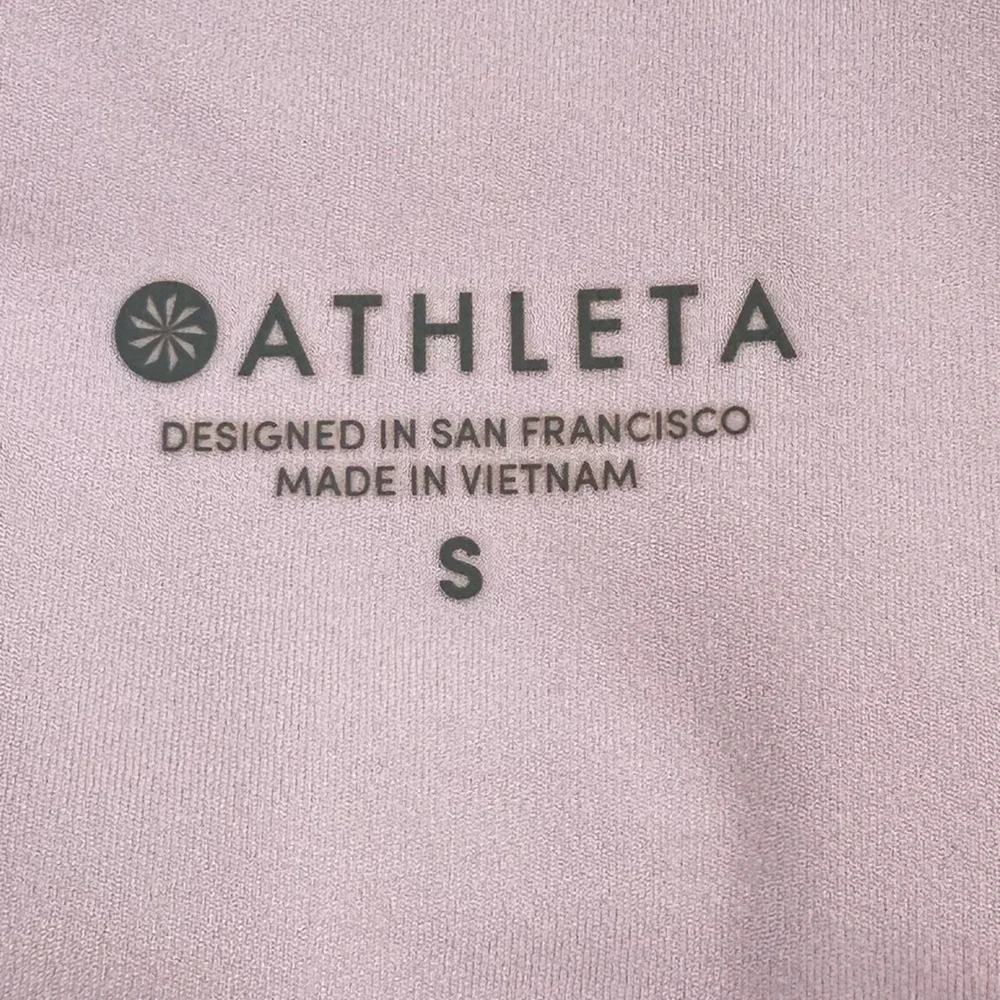 ATHLETA Women’s Pink/Gray Yoga Fitness Compression Leggings Size Small